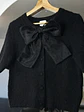 Chaleco negro con cintón - Miniatura 2