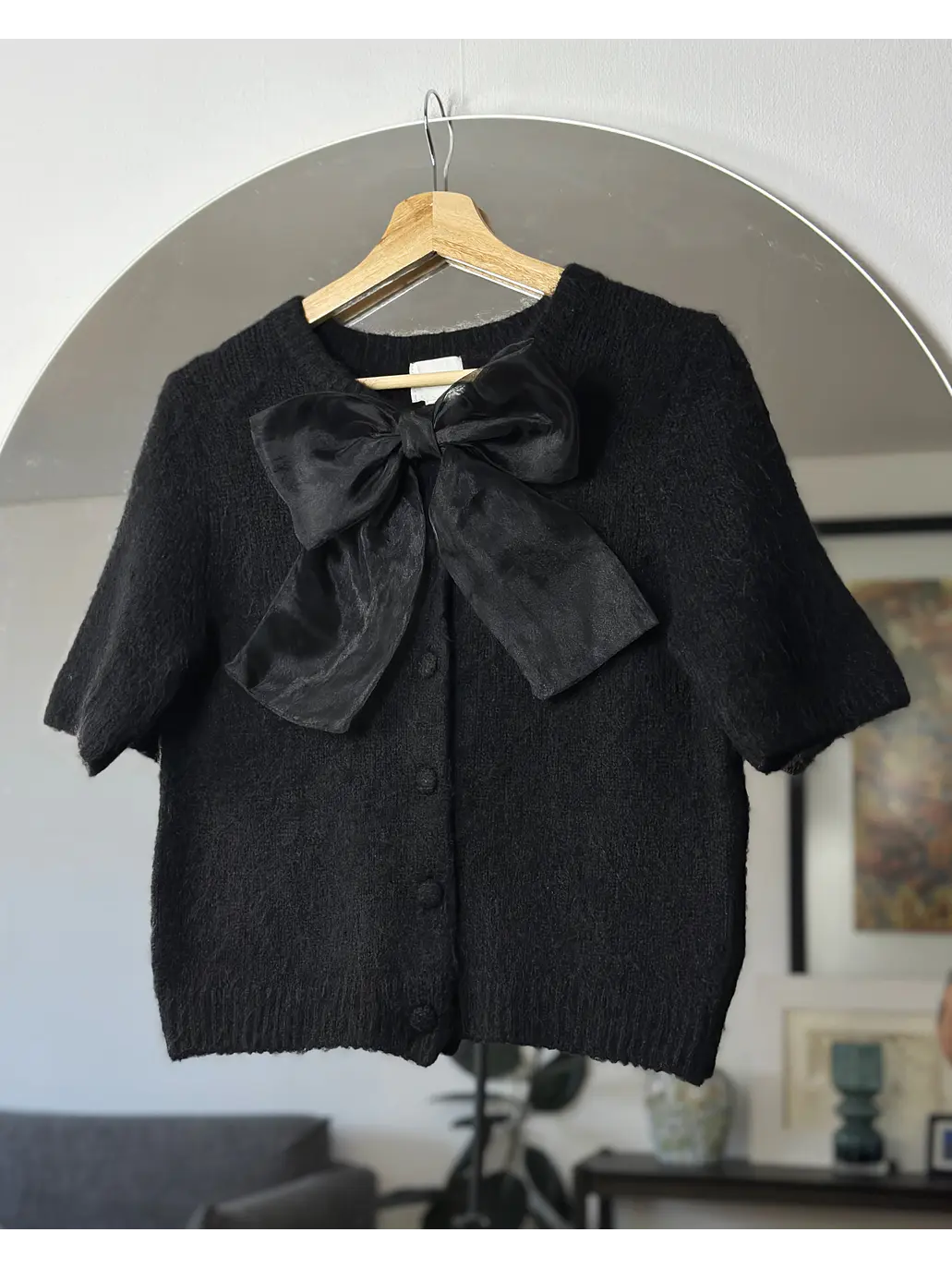 Chaleco negro con cintón 1