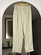 Pantalón lino beige - Miniatura 1