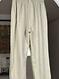 Pantalón lino beige - Miniatura 5