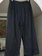 Pantalón de lino negro - Miniatura 5