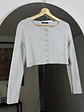 Top crop gris algodón  - Miniatura 1