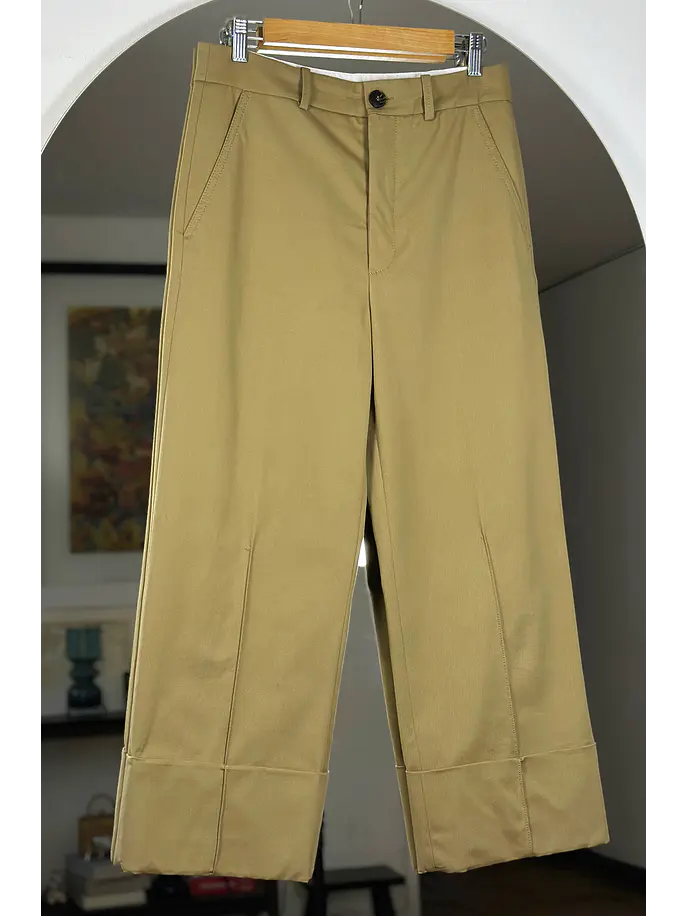 Pantalón sastrero beige 1