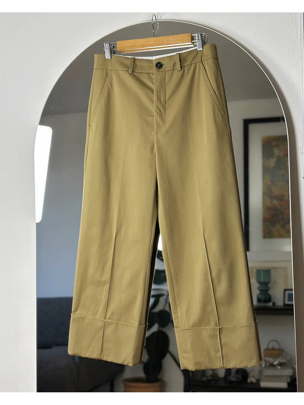 Pantalón sastrero beige 2