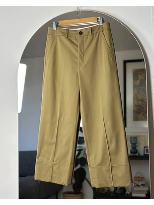Pantalón sastrero beige