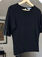 Polera negra de seda - Miniatura 3