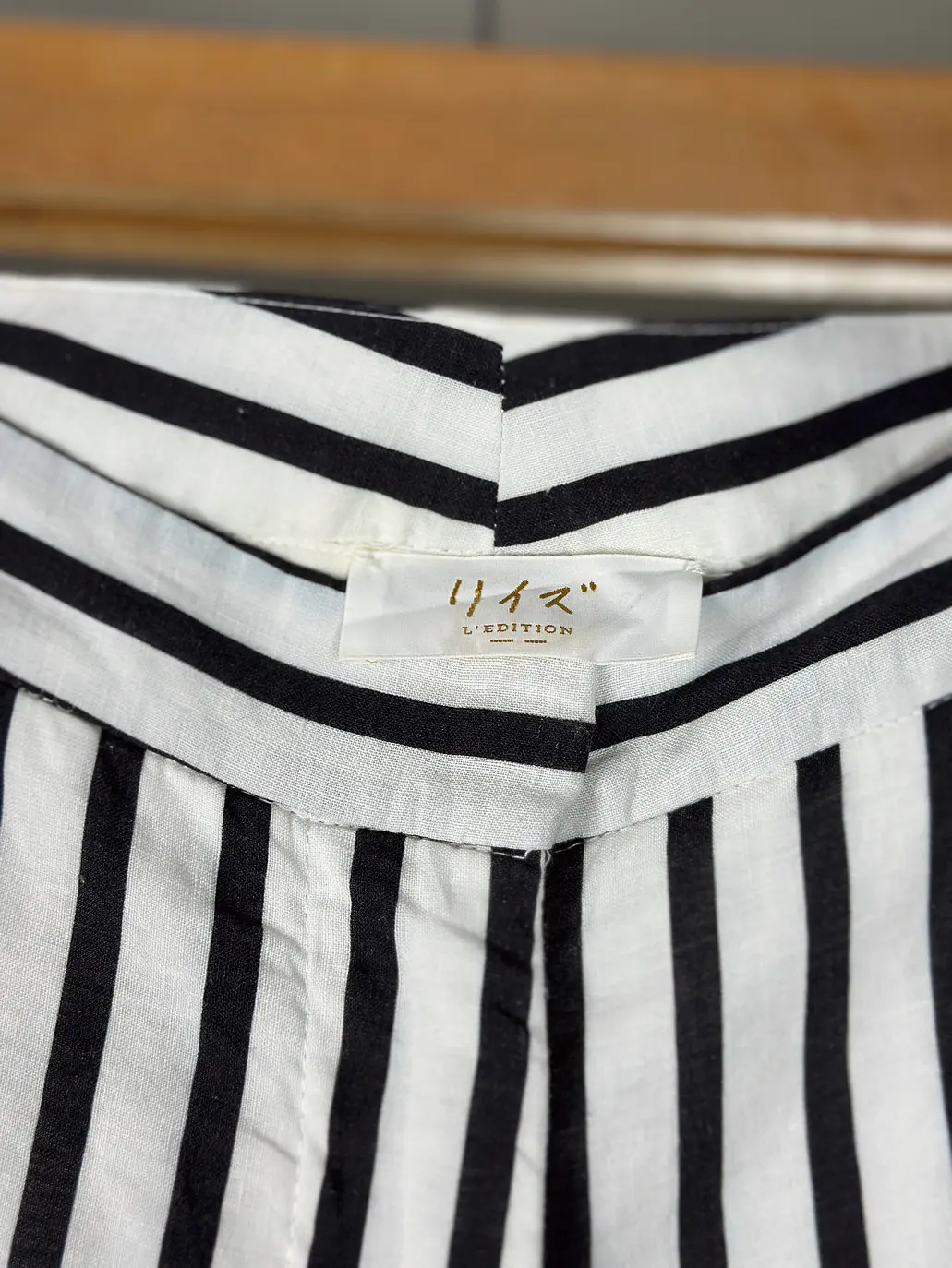 Pantalón de lino rayado 7