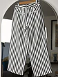 Pantalón de lino rayado - Miniatura 6