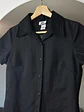 Camisa de lino negra  - Miniatura 2