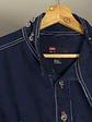 Chaqueta azul de algodón  - Miniatura 6