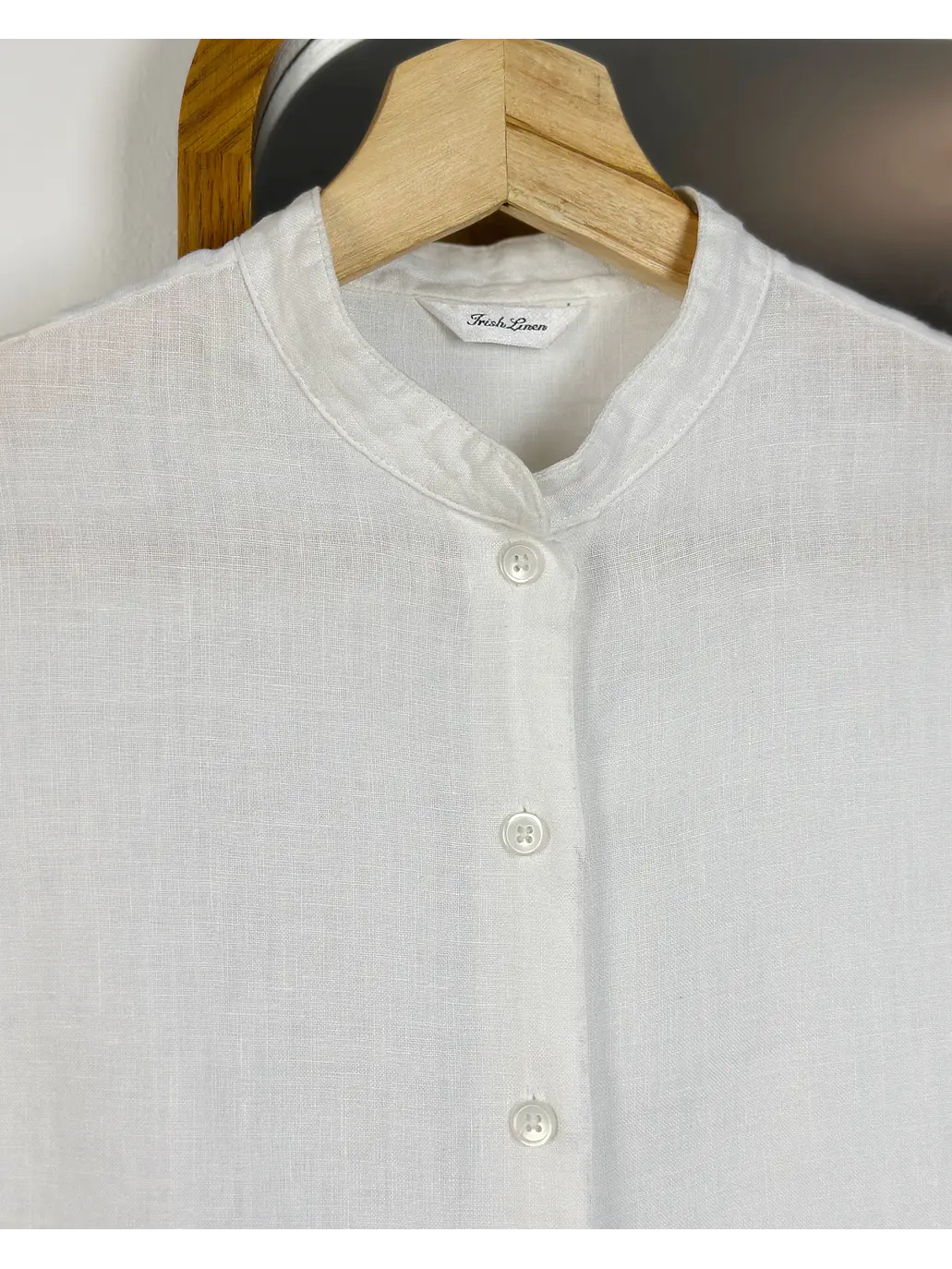 Camisa lino blanca  2