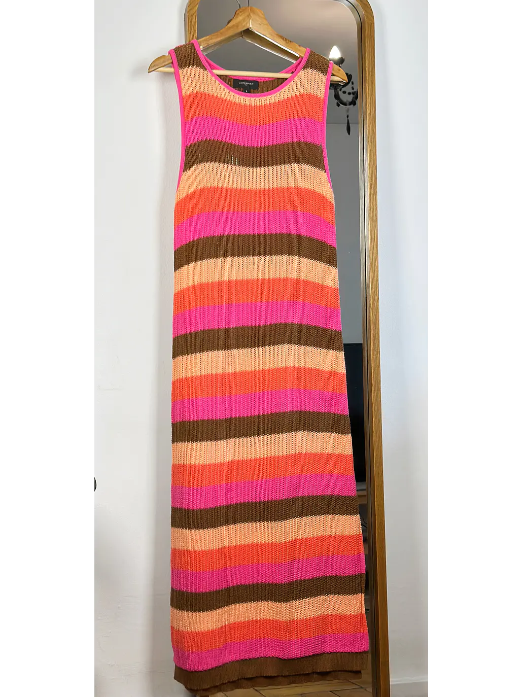 Vestido rayado de punto 1