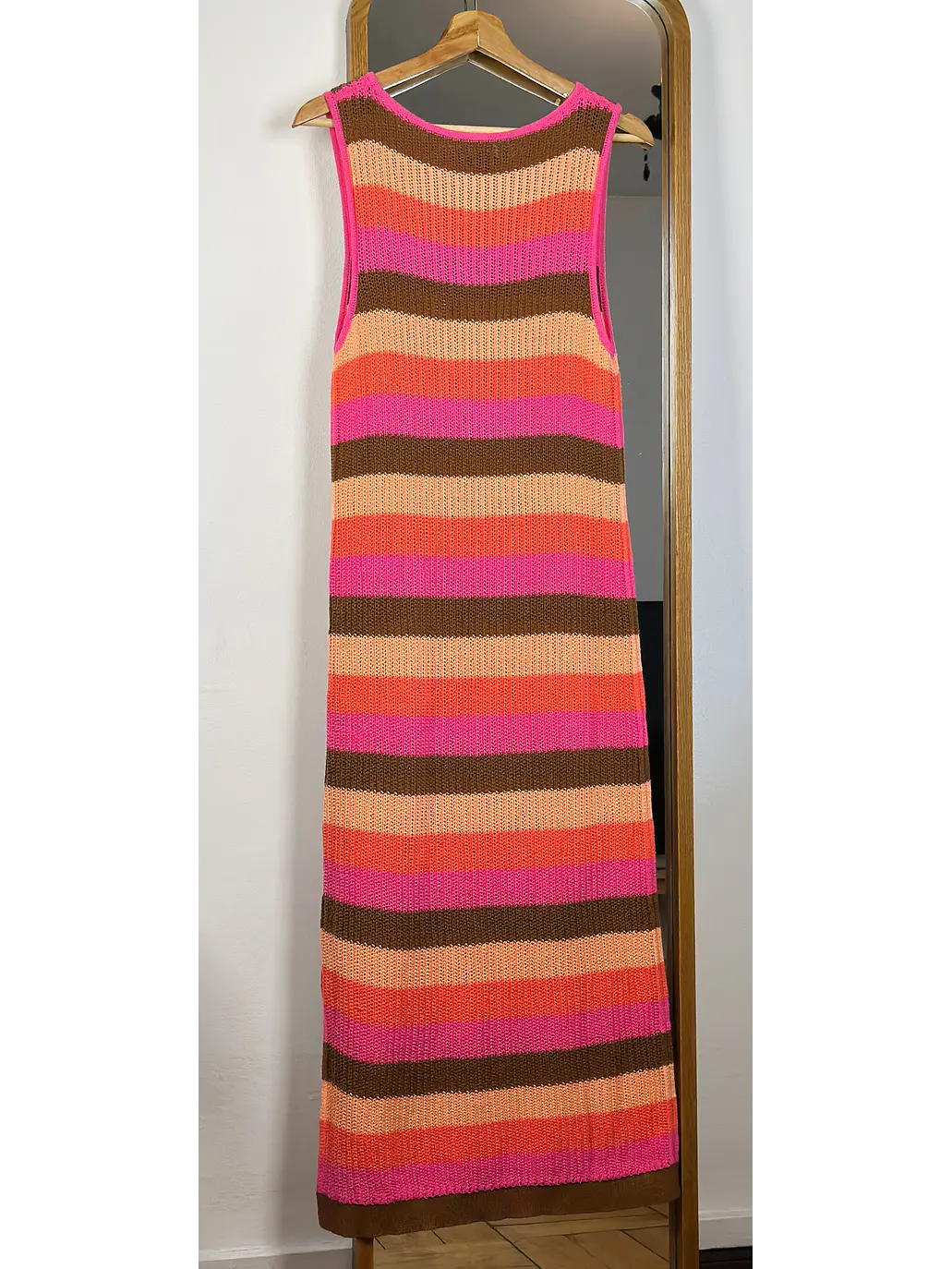 Vestido rayado de punto 3