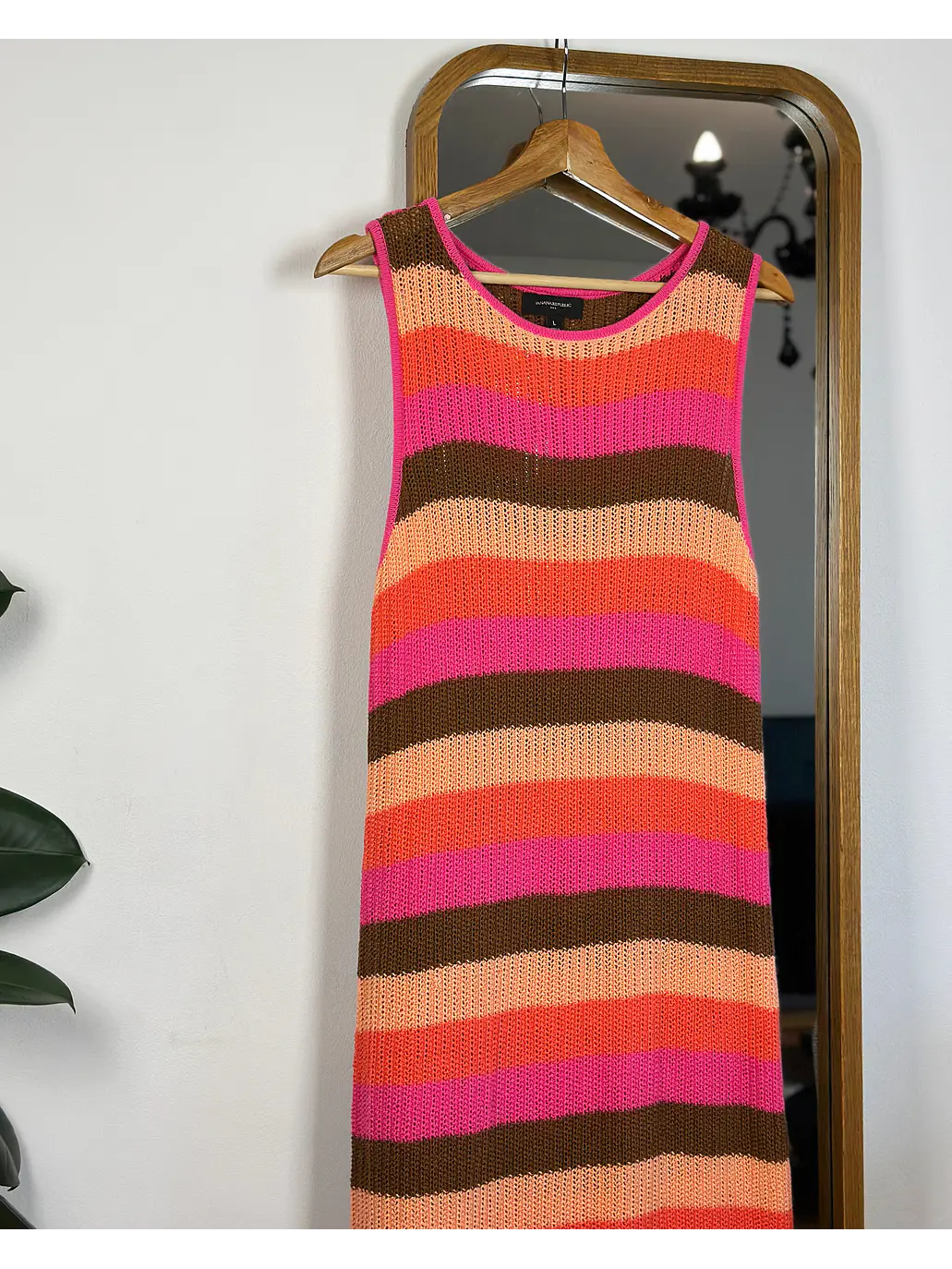 Vestido rayado de punto 4