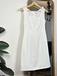 Vestido blanco lino - Miniatura 1