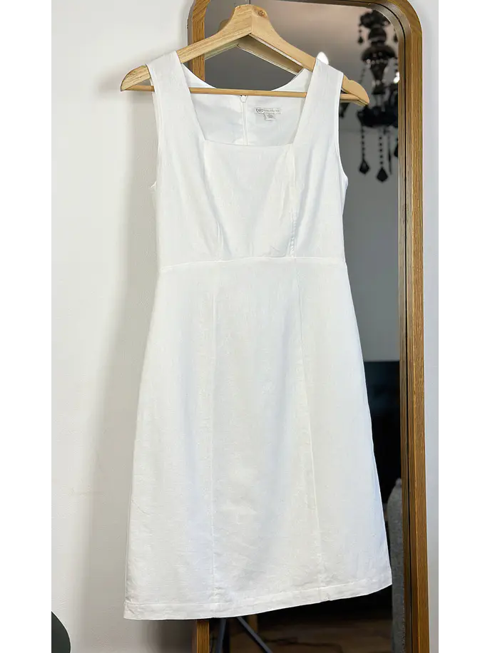 Vestido blanco lino 2