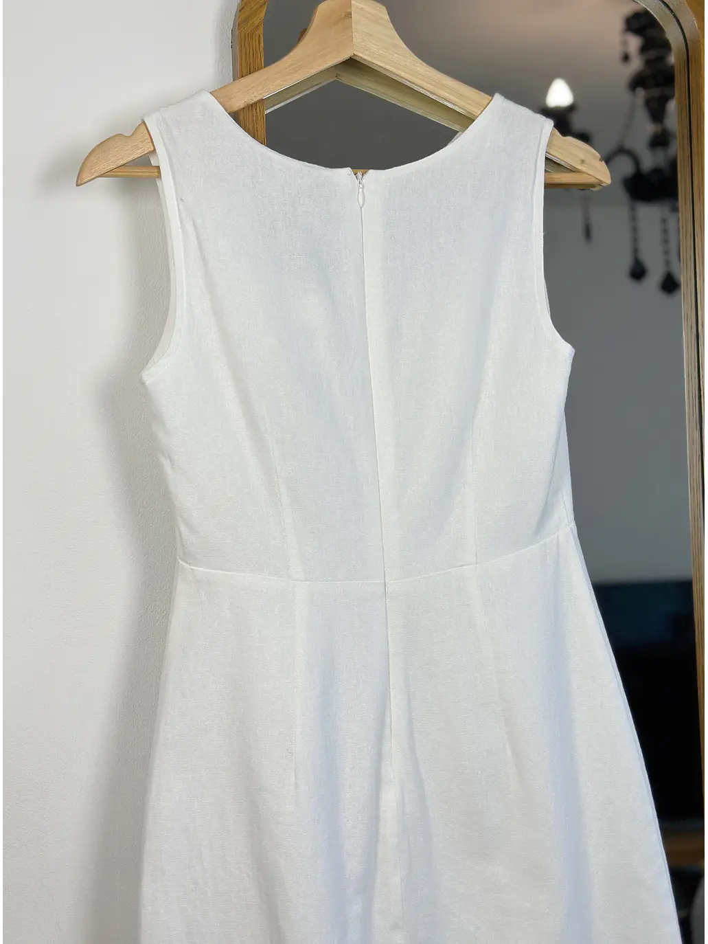 Vestido blanco lino 5