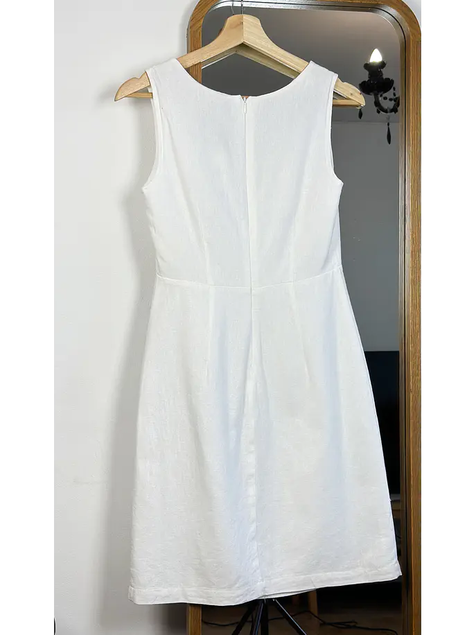 Vestido blanco lino 6