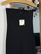Vestido negro strapless - Miniatura 5