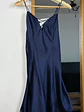 Vestido azul de seda - Miniatura 1