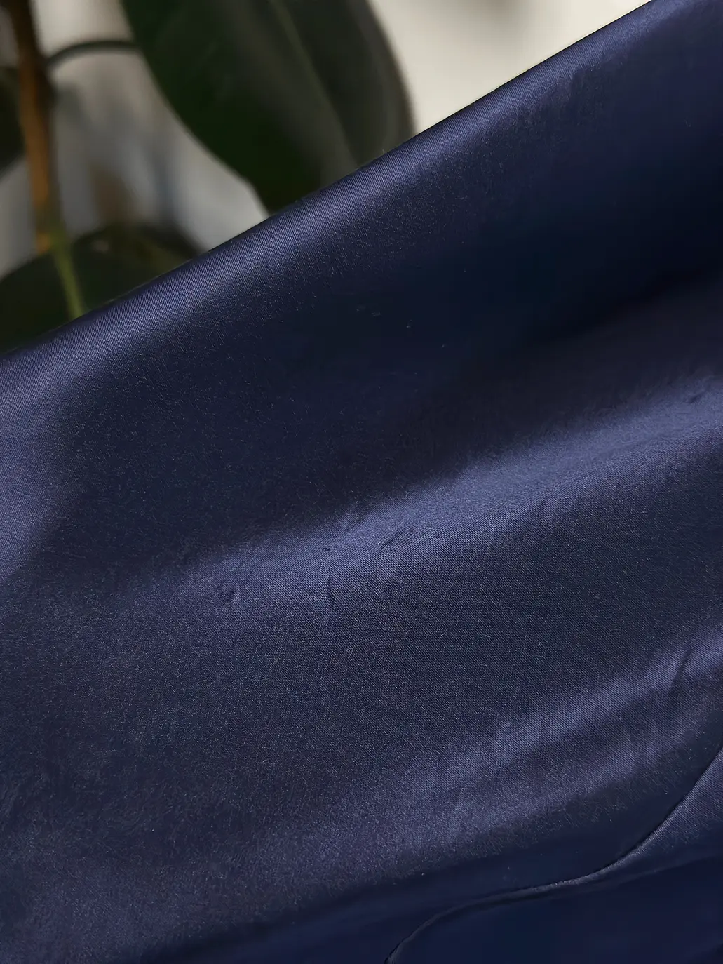 Vestido azul de seda 6