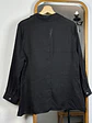 Camisa de lino negro - Miniatura 2