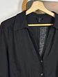 Camisa de lino negro - Miniatura 4