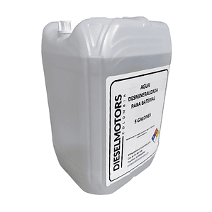 Agua Desmineralizada para Baterías - Pimpina 5 Galones
