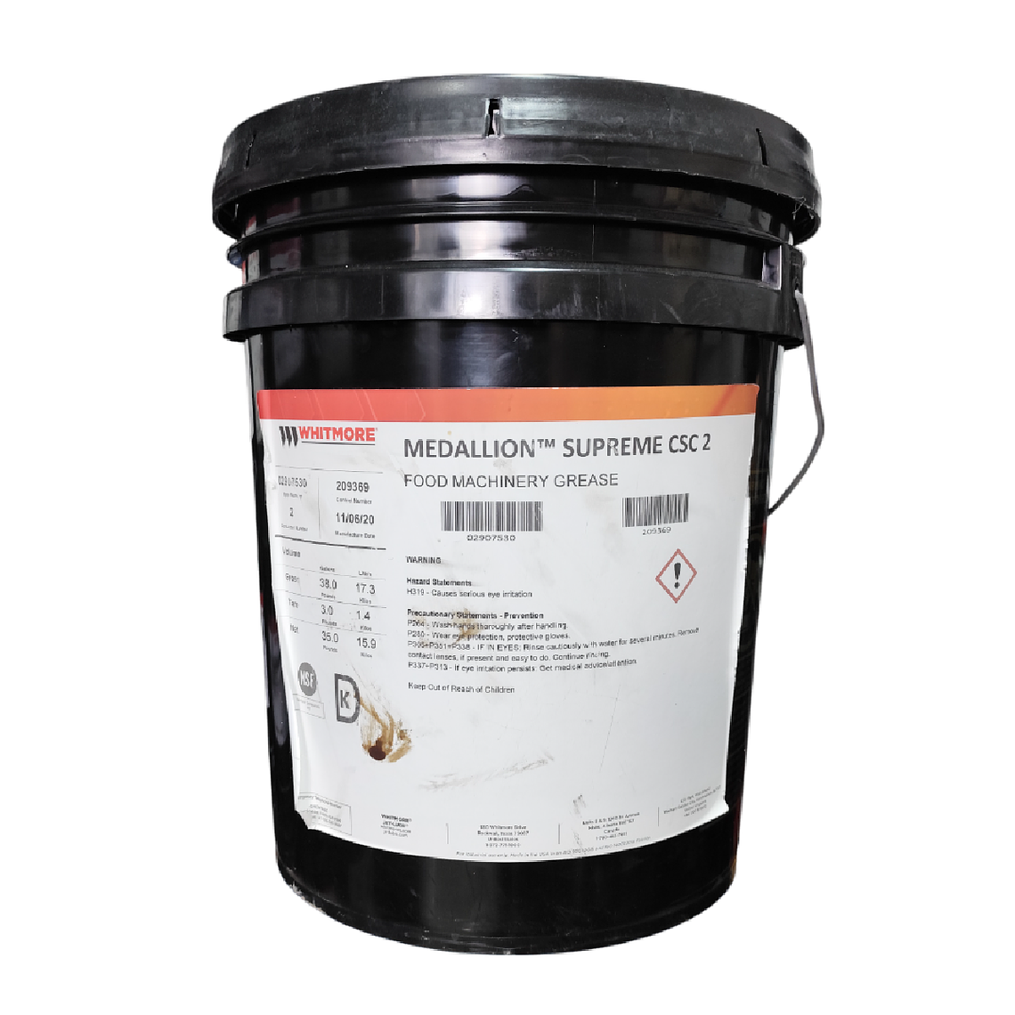 Medallion Supreme CSC 2 - Grasa Whitmore - Balde 1