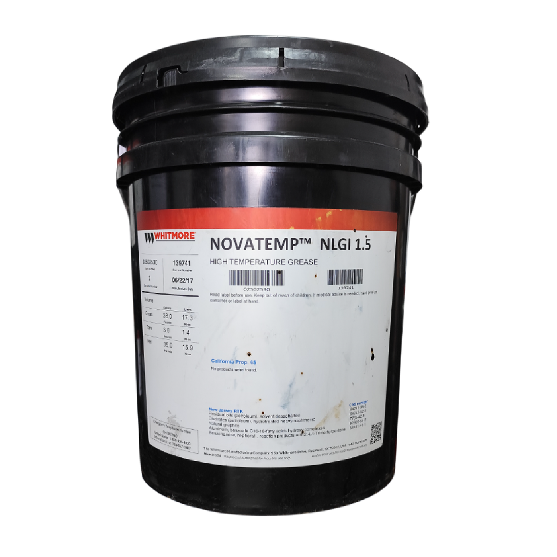 Novatemp NLGI 1.5 - Grasa Whitmore - Balde 1