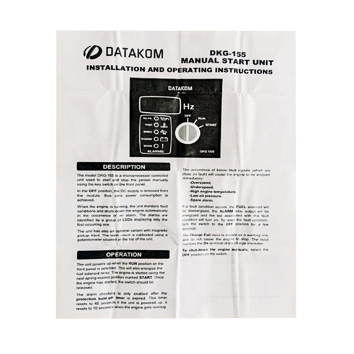 DKG-155 Controlador DATAKOM 5