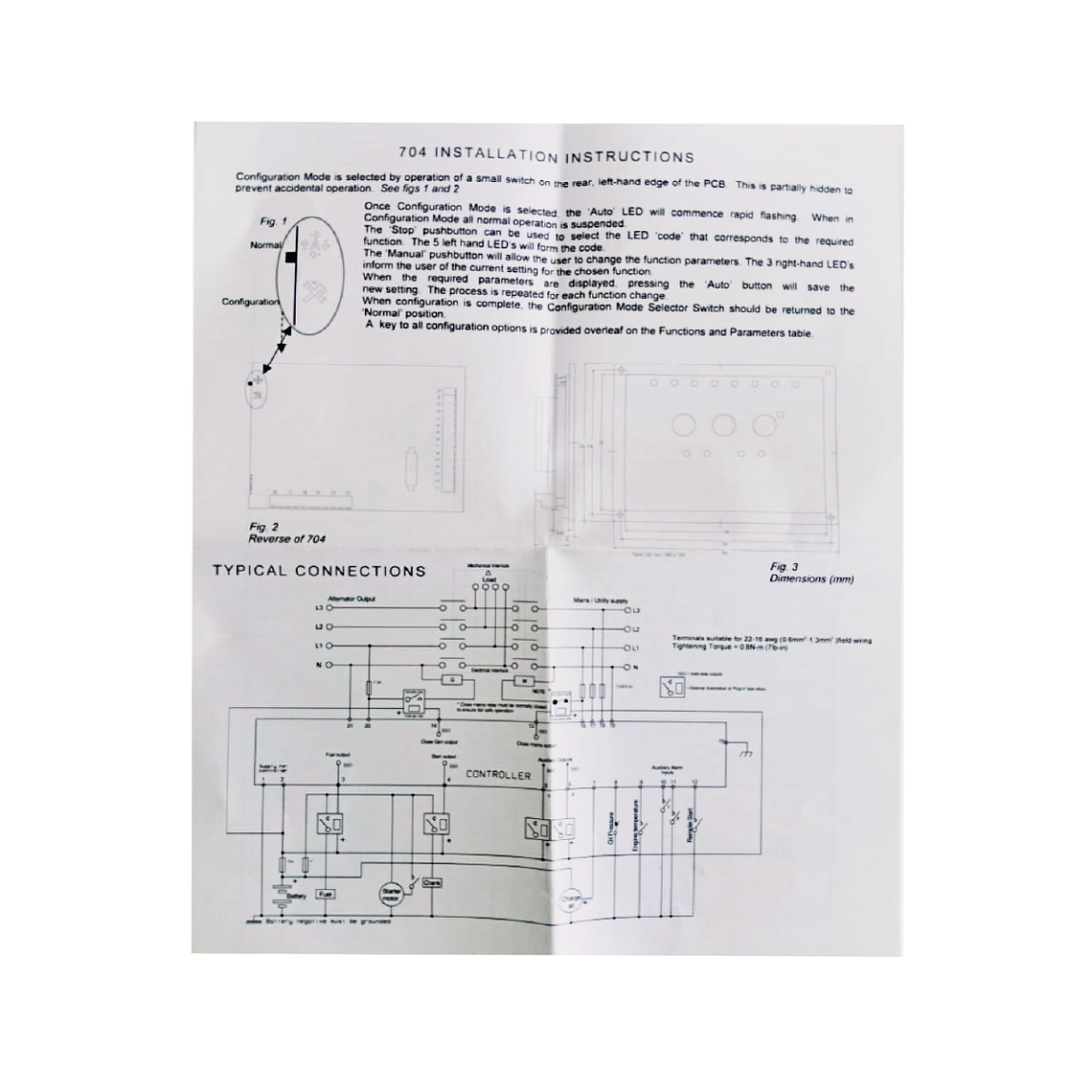 DSE 704 MKII Controlador Tipo DeepSea Genérico 4