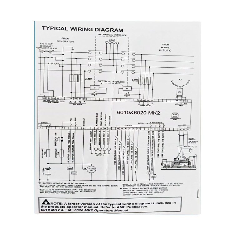 DSE 6020 MKII Controlador Tipo DeepSea Genérico 4