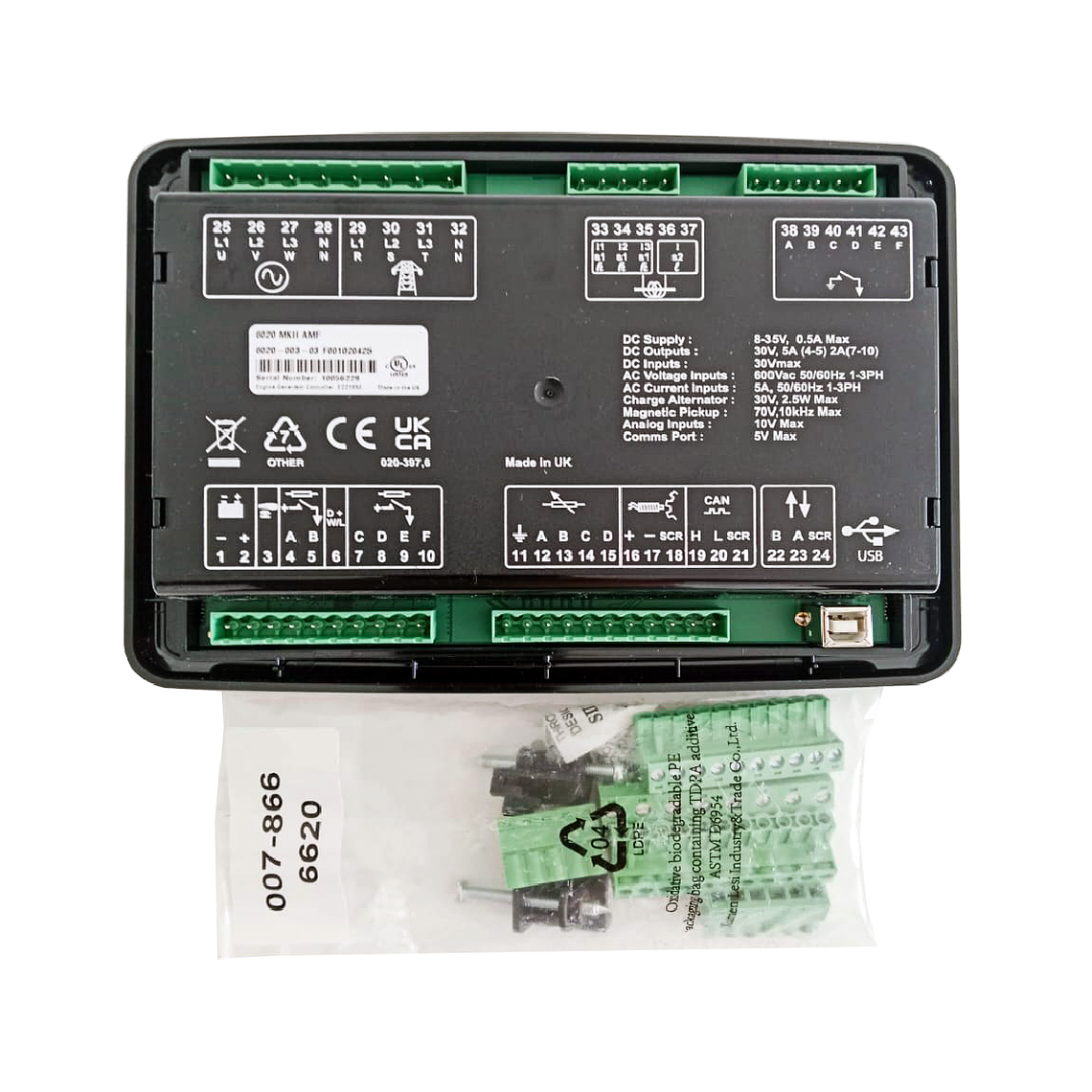 DSE 6020 MKII Controlador DeepSea 2