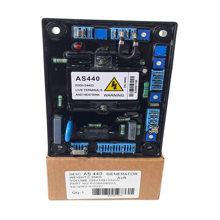 AS440 Tarjeta Reguladora de Voltaje AVR Tipo Stamford Genérica 4