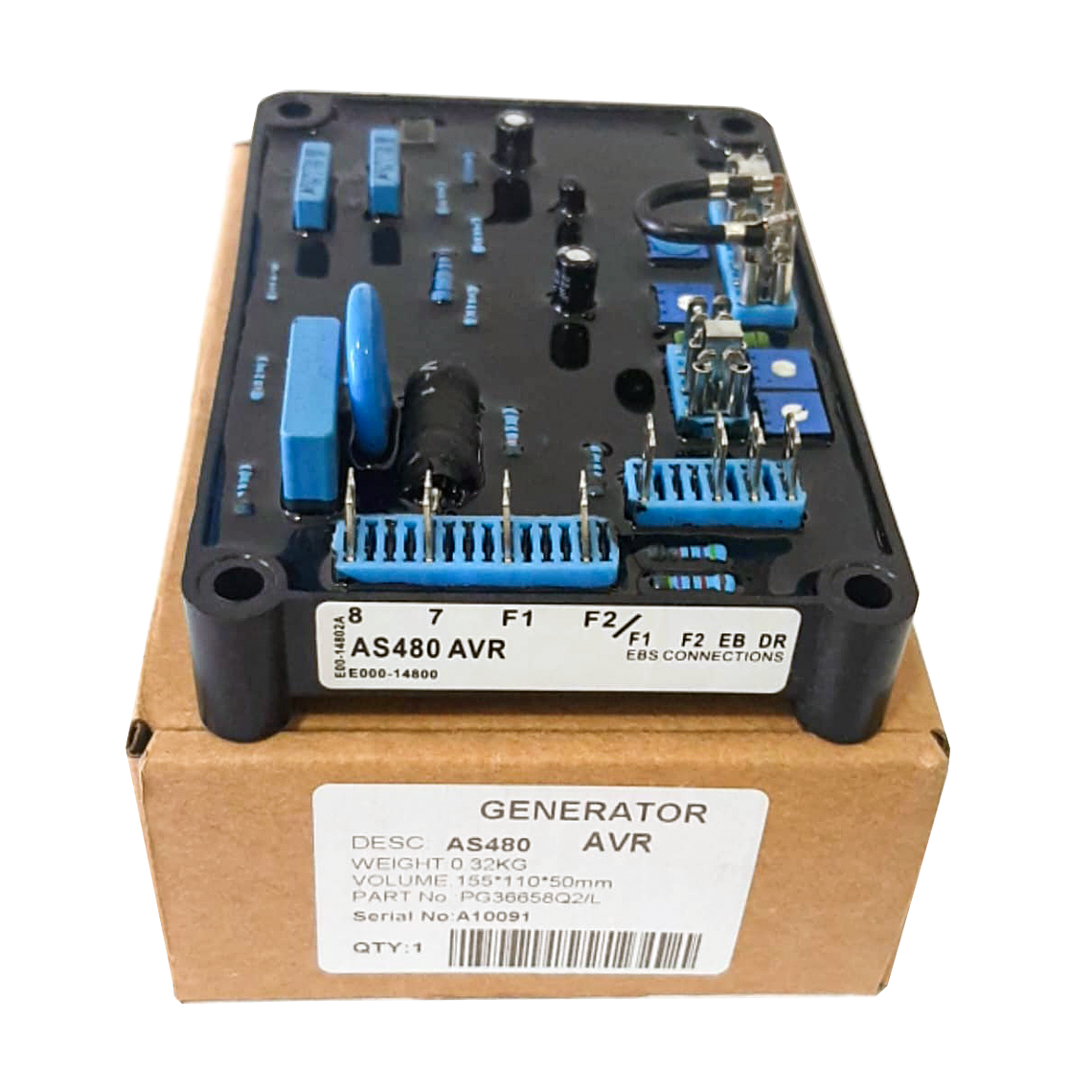 AS480 Tarjeta Reguladora de Voltaje AVR Tipo Stamford Genérica 4