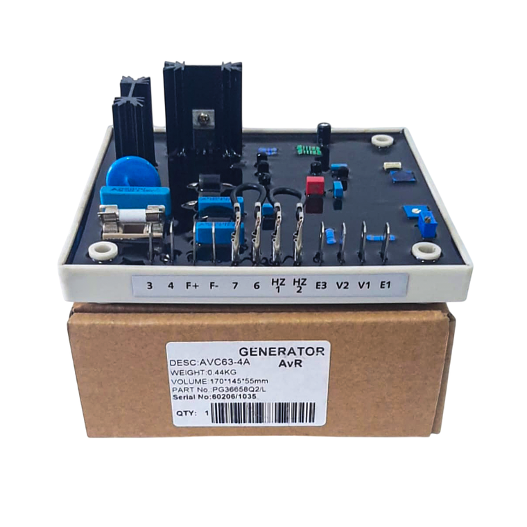 AVC63-4A Tarjeta Reguladora de Voltaje AVR Tipo Basler Genérica 3