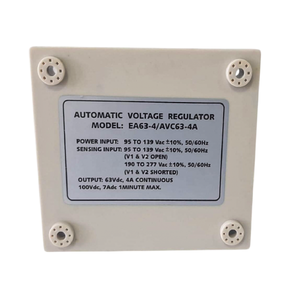 AVC63-4A Tarjeta Reguladora de Voltaje AVR Tipo Basler Genérica 4