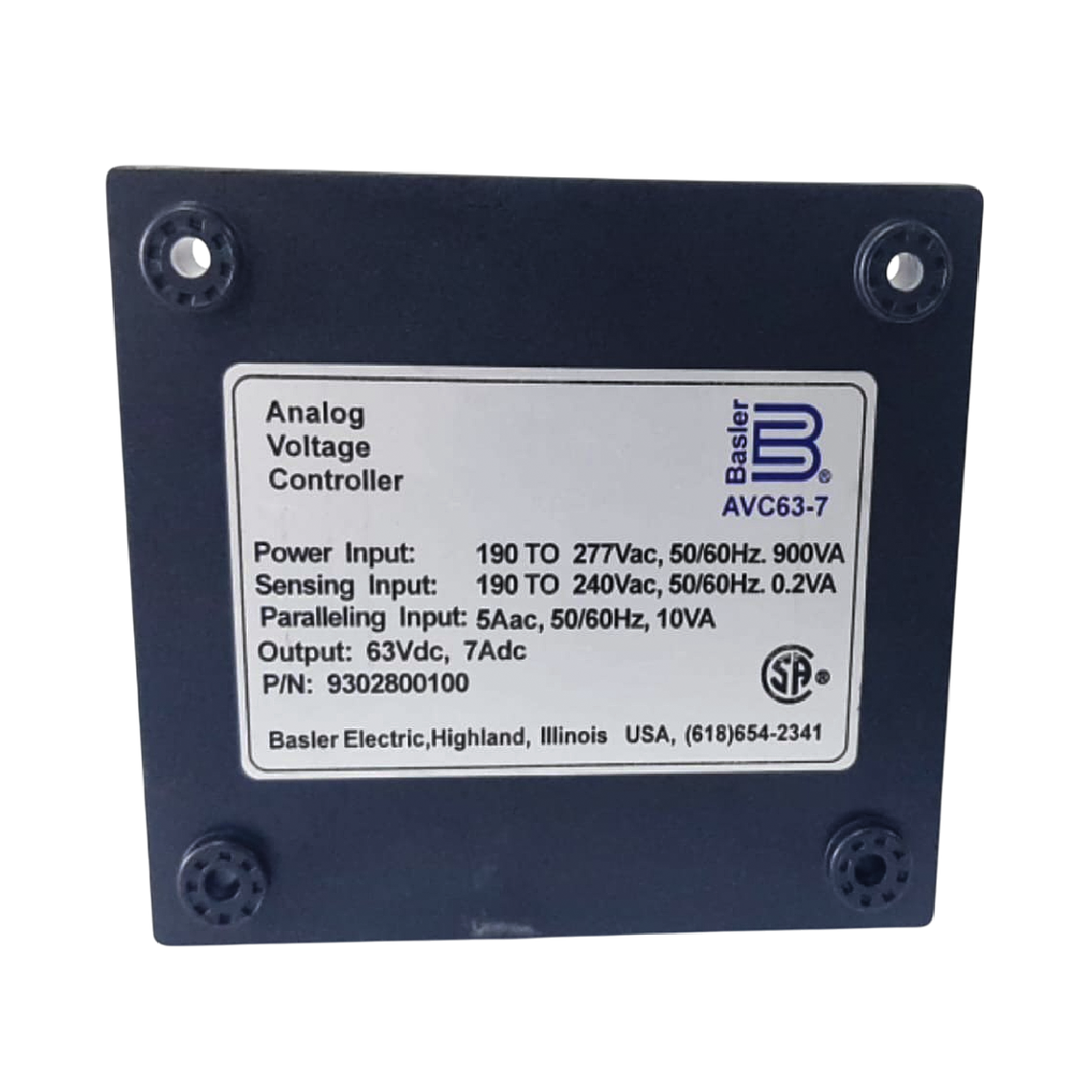 AVC63-7 Tarjeta Reguladora de Voltaje AVR Tipo Basler Genérica 2