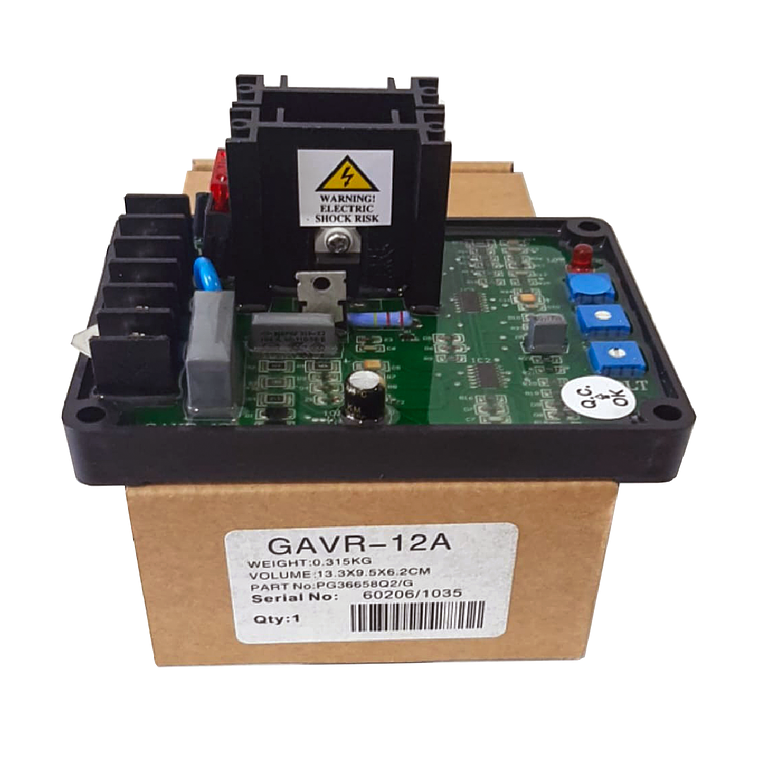 GAVR-12A Tarjeta Reguladora de Voltaje AVR Genérica 4