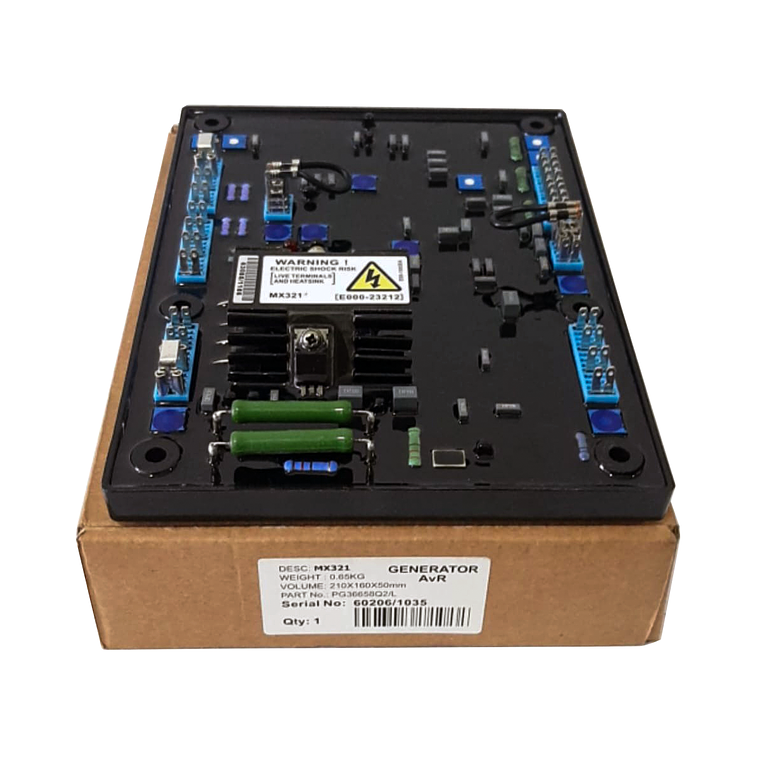 MX321 Tarjeta Reguladora de Voltaje Tipo Stamford AVR Genérica 4