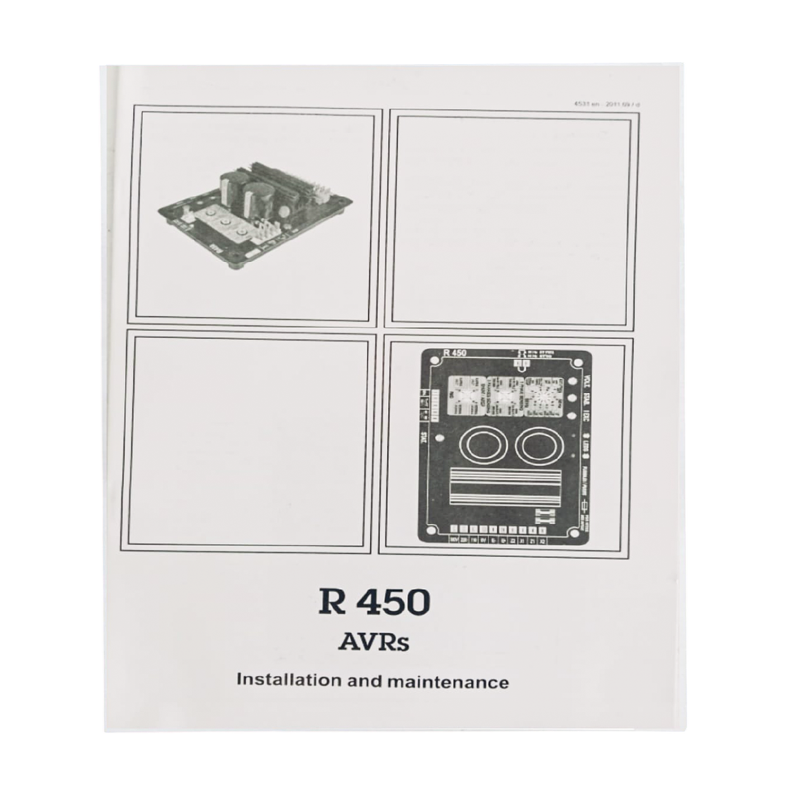 R450 Tarjeta Reguladora de Voltaje AVR Genérica 6