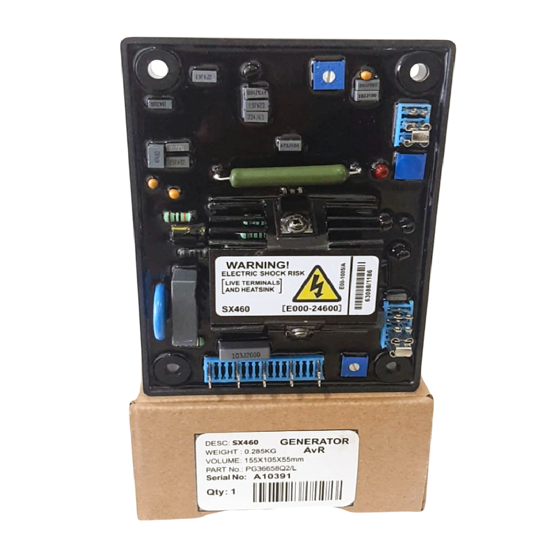 SX460 Tarjeta Reguladora de Voltaje Tipo Stamford AVR Genérica 3