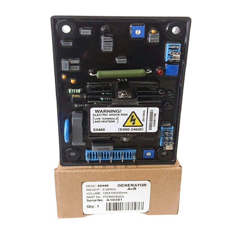 SX460 Tarjeta Reguladora de Voltaje Tipo Stamford AVR Genérica 3