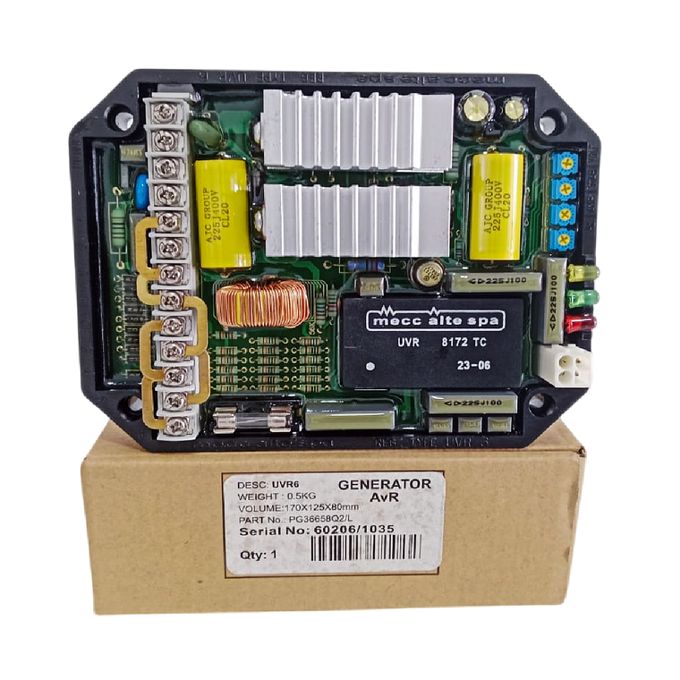 UVR6 Tarjeta Reguladora de Voltaje AVR Genérica 5