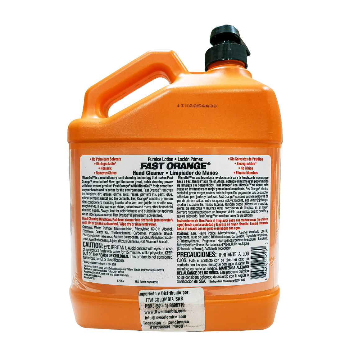 1209055 Limpiador De Manos Fast Orange - 1 Galón 5