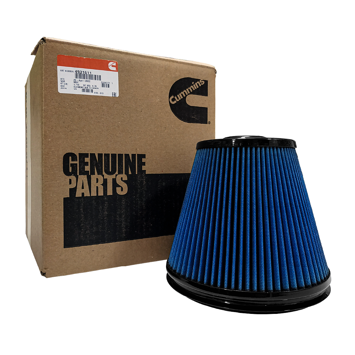 4931611 Filtro de Aire Cummins para Motor Marino 2