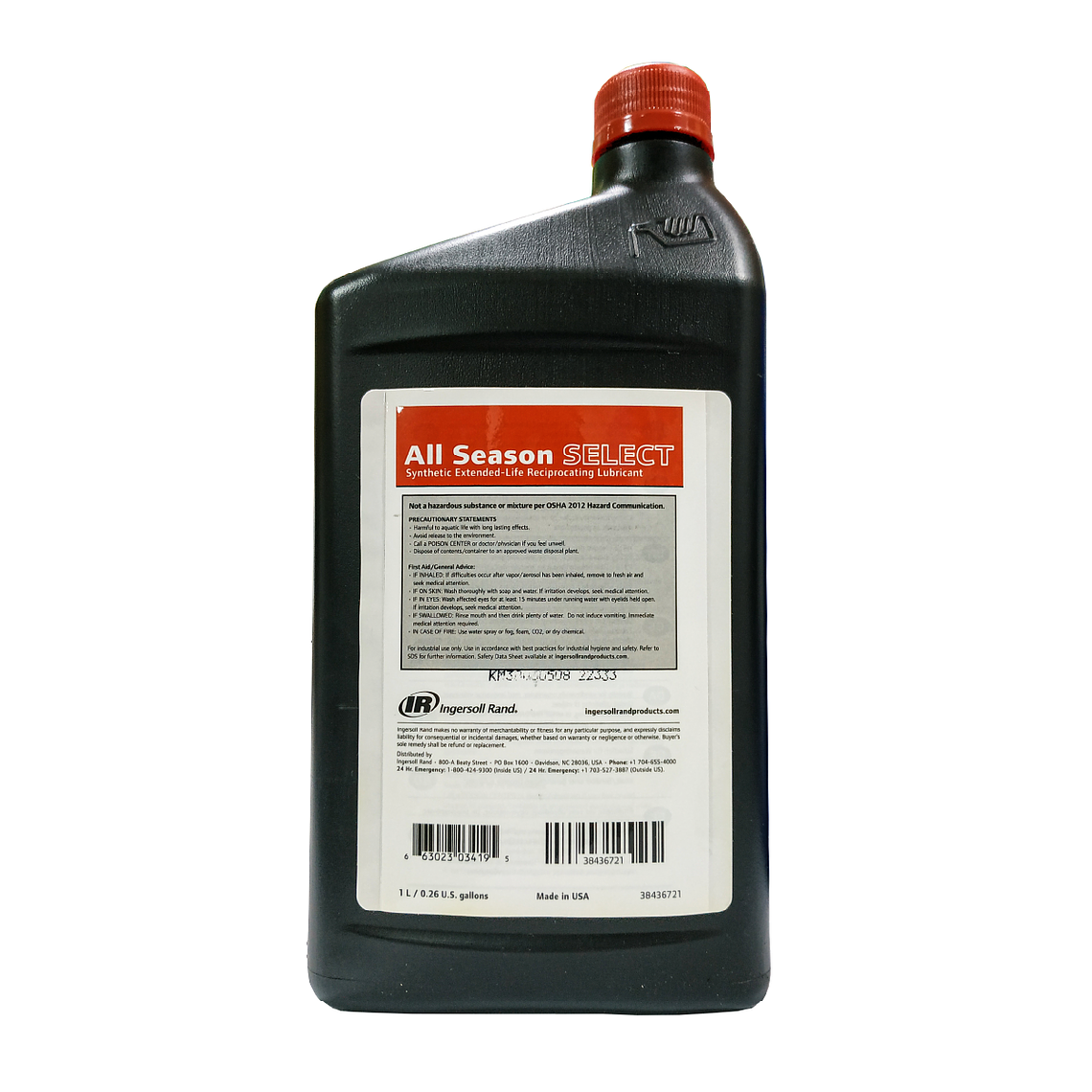 Aceite Ingersoll Rand All Season Select - 1 Cuarto 3