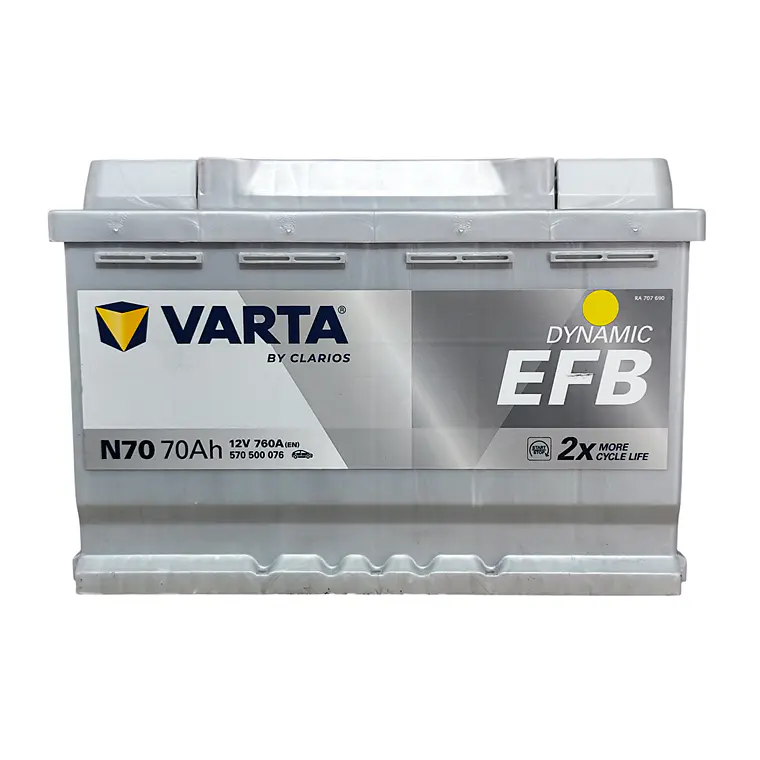 N70 Dynamic EFB - Batería VARTA 12V - 70Ah 4