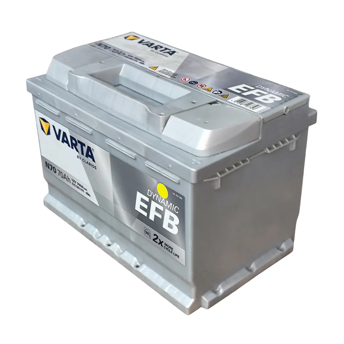 N70 Dynamic EFB - Batería VARTA 12V - 70Ah 5
